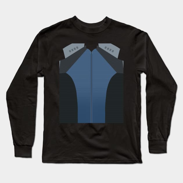Command Uniform ~ Planetary Union ~ The Orville Long Sleeve T-Shirt by Ruxandas